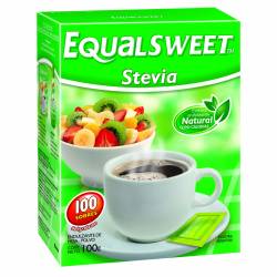 Endulzante Sobres Stevia Equalsweet x 100 un.