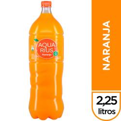 Agua Saborizada sin Gas Aquarius Naranja x 2,25 lt.