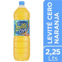 Agua Saborizada sin Gas Levité Cero Naranja x 2,25 lt.