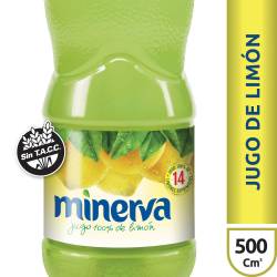 Jugo Concentrado de Limón Minerva x 500 cc.