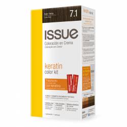 Coloración Issue Rubio Ceniza Keratina T7.1 x 1 un.