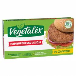 Hamburguesa de Soja x 4 un. Vegetalex x 300 gr.