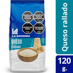 Queso Rallado La Anónima x 120 g.
