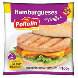 Hamburguesa de Pollo Pollolin x 2 un. 160 gr.