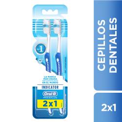 Cepillo Dental Medio 40 Indic Plus Oral-B x 2 un.