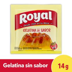 Gelatina en Polvo Sin Sabor Royal x 14 g.