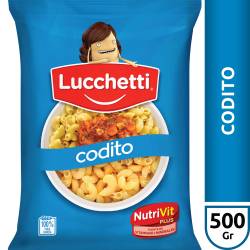 Fideos Coditos Lucchetti x 500 g.