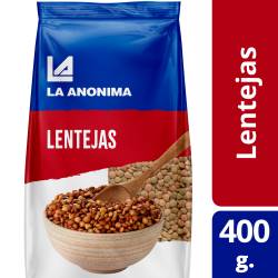 Lentejas Secas La Anónima x 400 g.