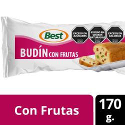Budín de Vainilla Best con Frutas x 170 g.