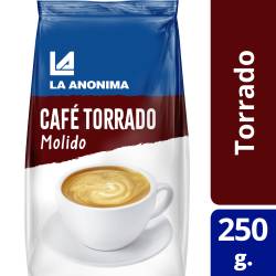 Café Torrado Molido La Anónima x 250 g.