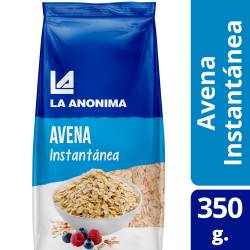 Avena Arrollada Instantánea La Anónima x 350 g.