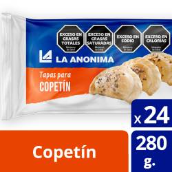 Tapas para Copetín x 24 un. La Anónima x 280 g.
