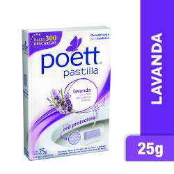 Desodorante para Inodoro Poett Red Lavanda x 25 g.