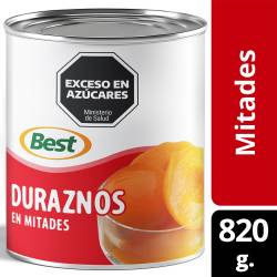 Duraznos al Natural Best x 820 g.