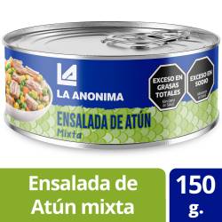 Ensalada de Atún Mixta con Vegetales La Anónima x 150 g.