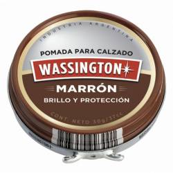 Pomada Lata Premium Wassington Marrón x 37 cc.