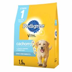 Alimento Seco Perro Cachorro Pedigree x 1,5 Kg.