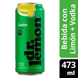 Dr. Lemon Lata sabor Limón x 473 cc.