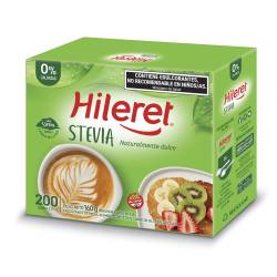 Endulzante Sobres Hileret Stevia x 200 un.