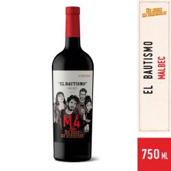 Vino Tinto El Bautismo Malbec x 750 cc.