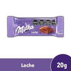 Chocolate Milka con leche 20g