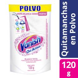 Quitamanchas Polvo Vanish Oxi-Gel Ropa Blanca Doy Pack x 120 g.