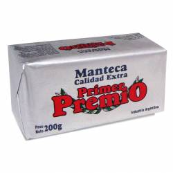 Manteca Primer Premio x 200 g.