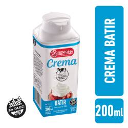 Crema de Leche L.V. La Serenísima x 200 cc.