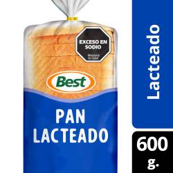 Pan Lacteado Grande Best x 600 g.