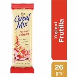Cereal en Barra Proteína Cereal Mix Yogur Frutilla y Frutos Rojos x 26 g.