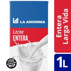 Leche L.V. Entera La Anónima x 1 lt.