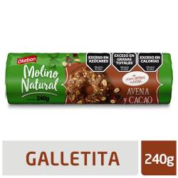 Okebon Molino Natural Avena y Cacao 240g