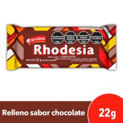 Oblea Rellena Rhodesia Sabor Chocolate x 22 g.