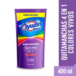 Quitamanchas Líquido Ayudín Ropa Color Doy Pack x 400 cc.
