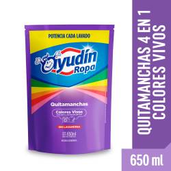 Quitamanchas Líquido Ayudín Ropa Color Doy Pack x 650 cc.