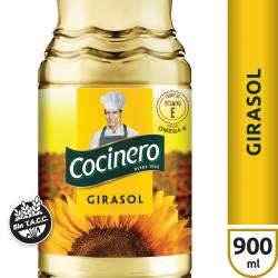 Aceite de Girasol Cocinero x 900 cc.