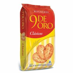 Bizcochos de Grasa 9 de Oro x 200 g.