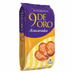 Bizcochos Azucarados 9 de Oro x 210 g.
