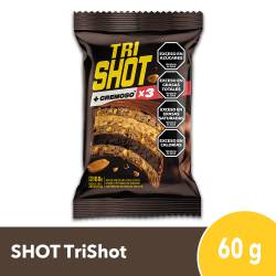 Alfajor Shot con maní Triple 60g