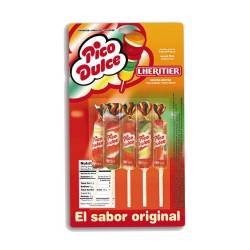 Chupetines Frutales Pico Dulce Blíster x 5 un.