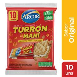 Turrón de Maní Arcor x 250 g.