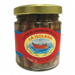 Filet de Anchoas en Aceite La Isolana x 90 g.