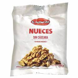 Nueces Peladas El Peoncito Bolsa x 100 g.