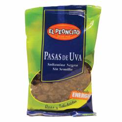 Pasas de Uva Sultanina Negras El Peoncito x 100 g.