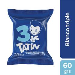 Alfajor Chocolate Blanco Triple Tatín x 60 g.
