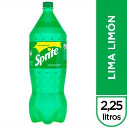 Gaseosa Sprite Lima Limón Pet x 2,25 lt.