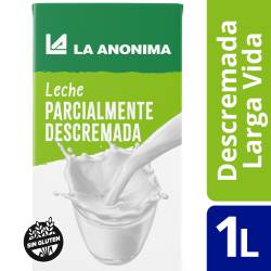 Leche L.V. La Anónima Descremada x 1 Lt.