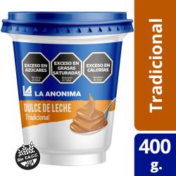 Dulce de Leche La Anónima Tradicional x 400 g.