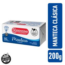 Manteca La Serenísima x 200 g.