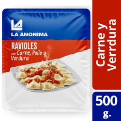 Ravioles de Carne y Verdura La Anónima en Blíster x 500 g.